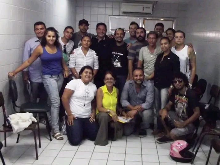 Mobilização do Fórum para reunião com poder público local para estruturação do Conselho Municipal de Política Cultural (CMPC) em fevereiro de 2014. FOTO: ARQUIVO/ FPC