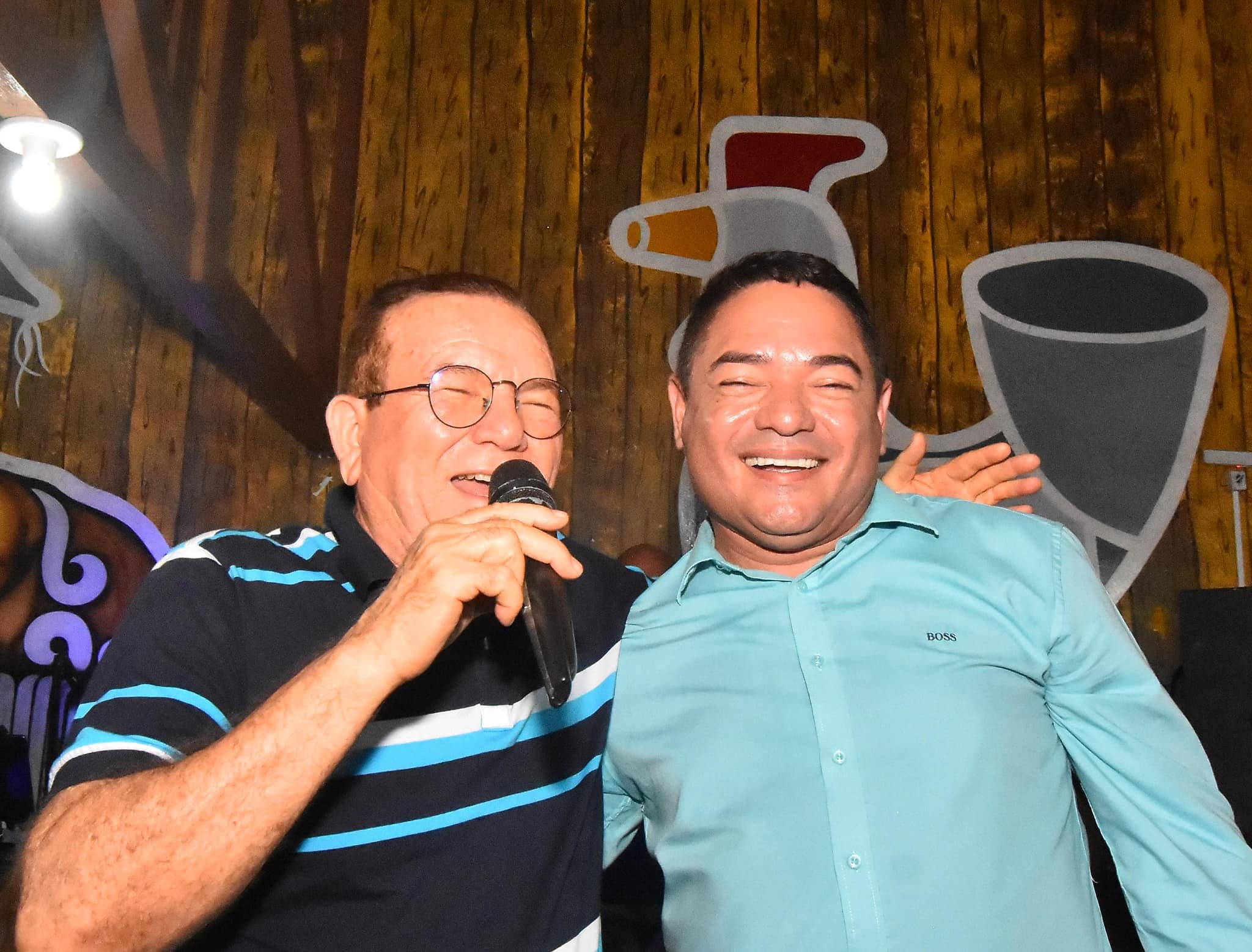Prefeito de São Gonçalo do Aamarante (RN), Jaime Calado e o vice-prefeito Flávio Henrique Oliveira FOTO: DIVULGAÇÃO