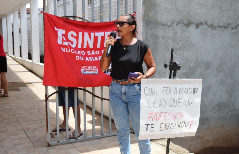 CALADO ANUNCIA NOVO CORTE NOS SALÁRIOS DOS PROFESSORES APÓS MOBILIZAÇÃO DA CATEGORIA
